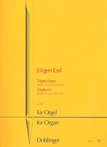 Triptychon op.10 Meditationen zur  Dreieinigkeit für Orgel  