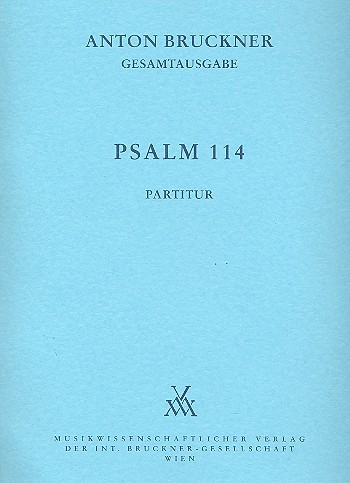 Psalm 114  für gem Chor und 3 Posaunen (ATB)  Dirigierpartitur