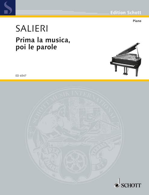 Prima la musica, poi le parole&nbsp;&nbsp;für 2 Bässe, Mezzosopran, Sopran und Orchester&nbsp;&nbsp;Klavierauszug