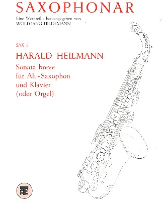 Sonata breve für Altsaxophon&nbsp;&nbsp;und Klavier (Orgel)&nbsp;&nbsp;