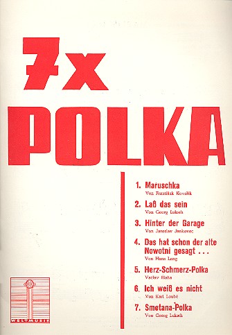 7 X Polka: für Gesang und Klavier    