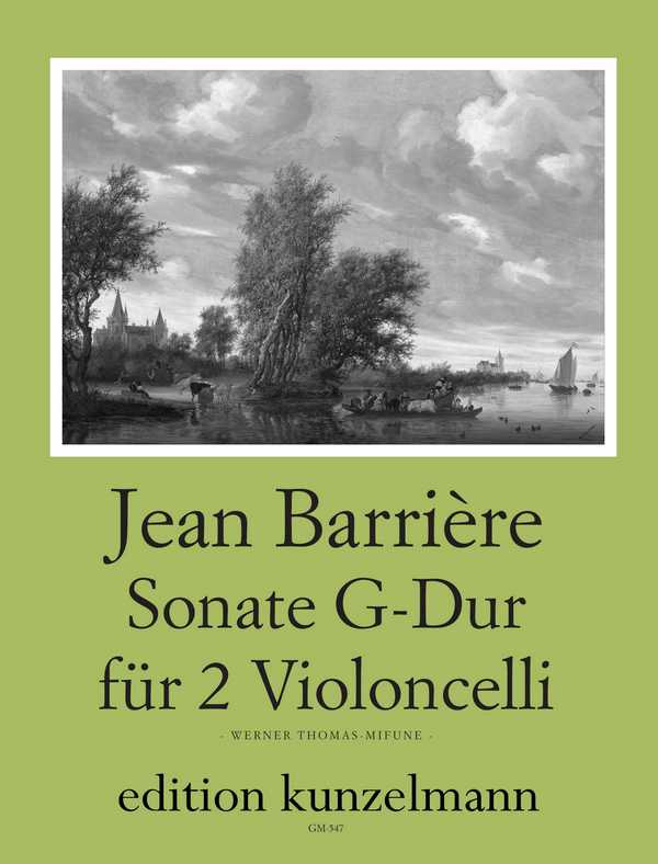 Sonate G-Dur  für 2 Violoncelli  2 Spielpartituren