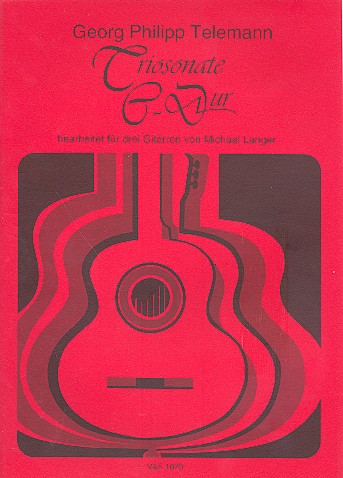 Triosonate C-Dur für 3 Gitarren&nbsp;&nbsp;Partitur und Stimmen&nbsp;&nbsp;