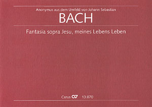 Fantasia sopra Jesu meines Lebens  Leben für Oboe, ein Melodieinstrument  (Violine, Klarinette) und Orgel
