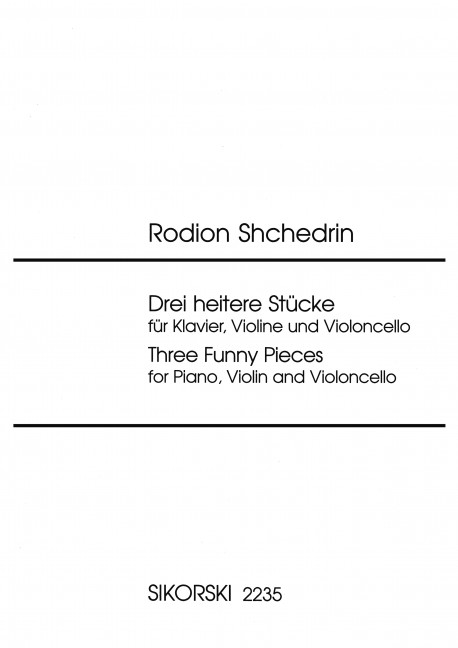 3 heitere Stücke  für Klaviertrio  