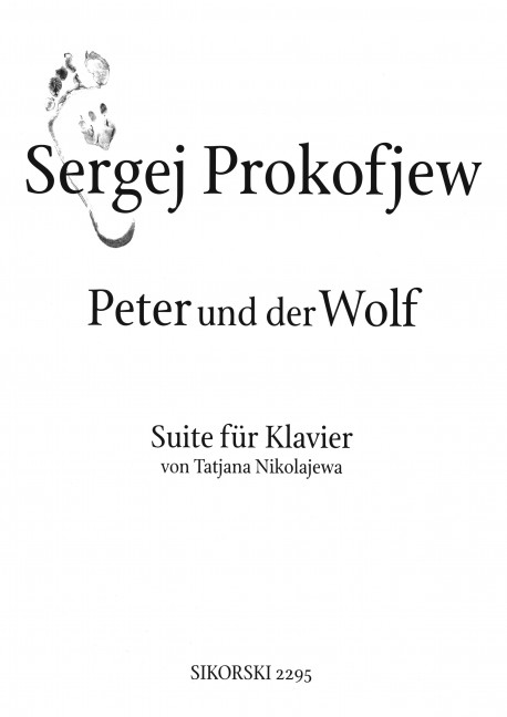 Peter und der Wolf op.67  Suite für Klavier  