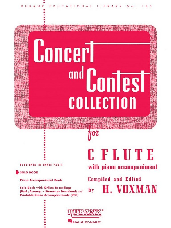 Concert and Contest Collection  for flute and piano  flute part