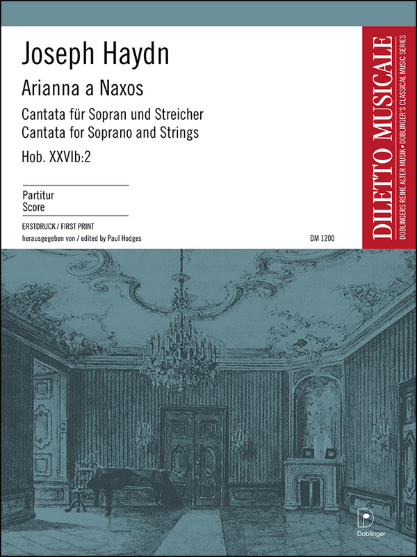 Arianna a Naxos Hob.XXVIb:2  für Sopran und Streicher  Partitur