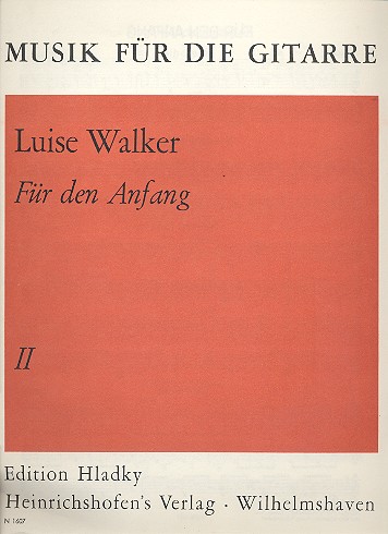 Für den Anfang Band 2&nbsp;&nbsp;für Gitarre&nbsp;&nbsp;