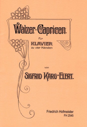 Walzer-Capricen op.16 für&nbsp;&nbsp;Klavier zu 4 Händen&nbsp;&nbsp;