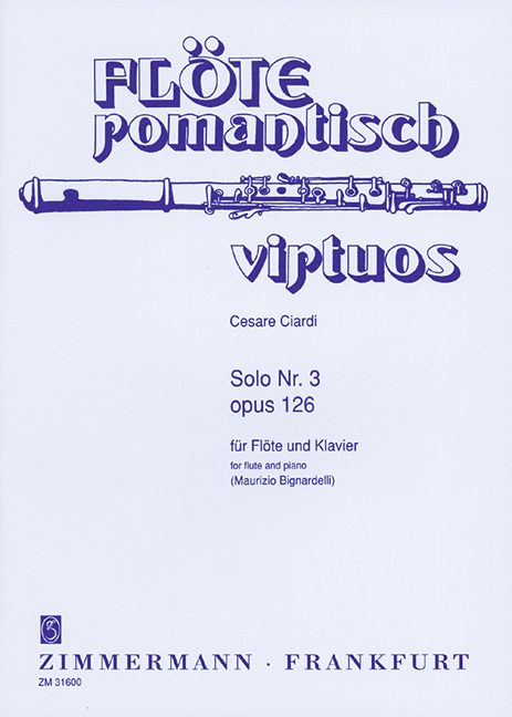Solo Nr.3 op.126 für Flöte und Klavier&nbsp;&nbsp;&nbsp;&nbsp;