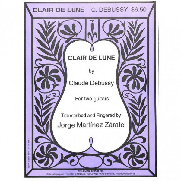 Clair de lune  for 2 guitars  Spielpartitur