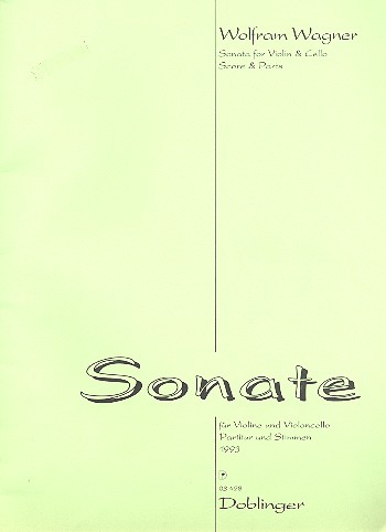 SONATE FUER VIOLINE UND&nbsp;&nbsp;VIOLONCELLO&nbsp;&nbsp;PARTITUR UND STIMMEN