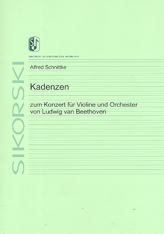 Kadenzen zum Violinkonzert D-Dur op.61&nbsp;&nbsp;Verlagskopie&nbsp;&nbsp;
