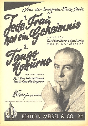 Jede Frau hat ein Geheimnnis und Tango Notturno&nbsp;&nbsp;für Gesang und Klavier&nbsp;&nbsp;