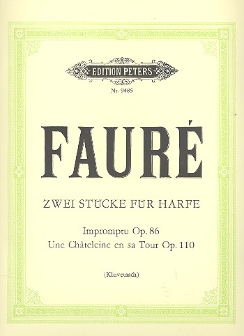 Une chateleine en sa tour op.110 und Impromptu op.86&nbsp;&nbsp;für Harfe&nbsp;&nbsp;