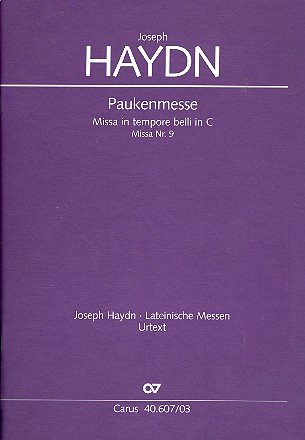 Missa in tempore belli C-Dur Hob.XXIIi:9&nbsp;&nbsp;für Soli, Chor und Orchester&nbsp;&nbsp;Klavierauszug