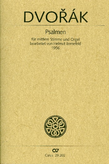 Psalmen op.99 für mittlere&nbsp;&nbsp;Singstimme und Orgel&nbsp;&nbsp;
