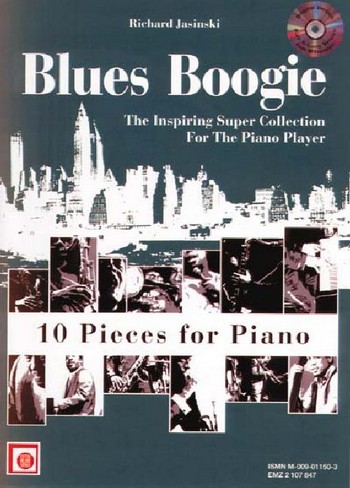 Blues Boogie (+CD) 10 pieces for  piano (CD enthält Solos und  Playalong-Version)