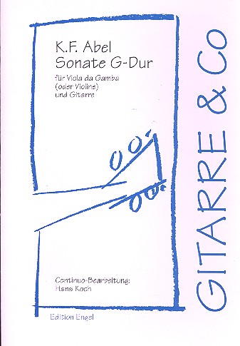 Sonate G-Dur für Viola da gamba  (Violine, Viola, Flöte) und Gitarre  