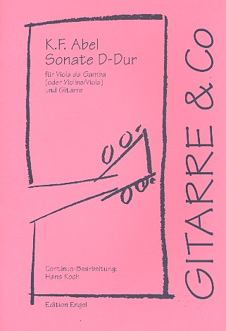 Sonate D-Dur  für Viola da Gamba (oder Violine/Viola) und Gitarre  
