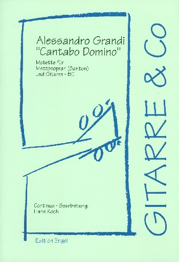 Cantabo Domino  für Mezzosopran (Bariton) und Gitarre - BC  