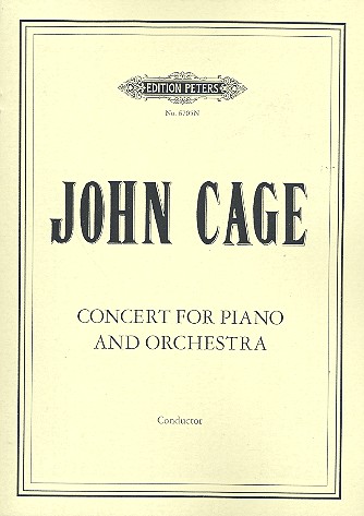 Concert  for piano and orchestra  conductor part