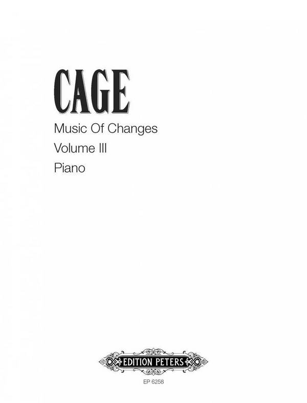 Music of Changes vol.3  for piano  