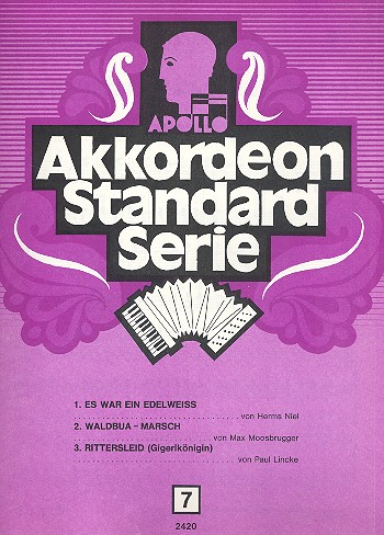 Akkordeon Standard Serie Band 7  für Akkordeon  