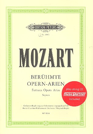 Berühmte Opern-Arien (+CD)&nbsp;&nbsp;für Sopran und Klavier&nbsp;&nbsp;