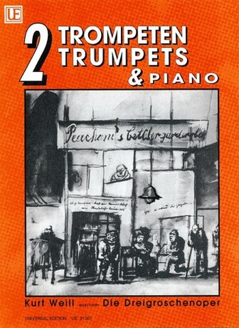 Die Dreigroschenoper Auszüge  für 2 Trompeten und Klavier  