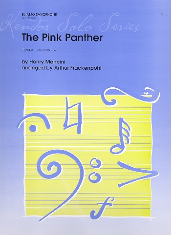 The Pink Panther  for alto saxophone and piano  