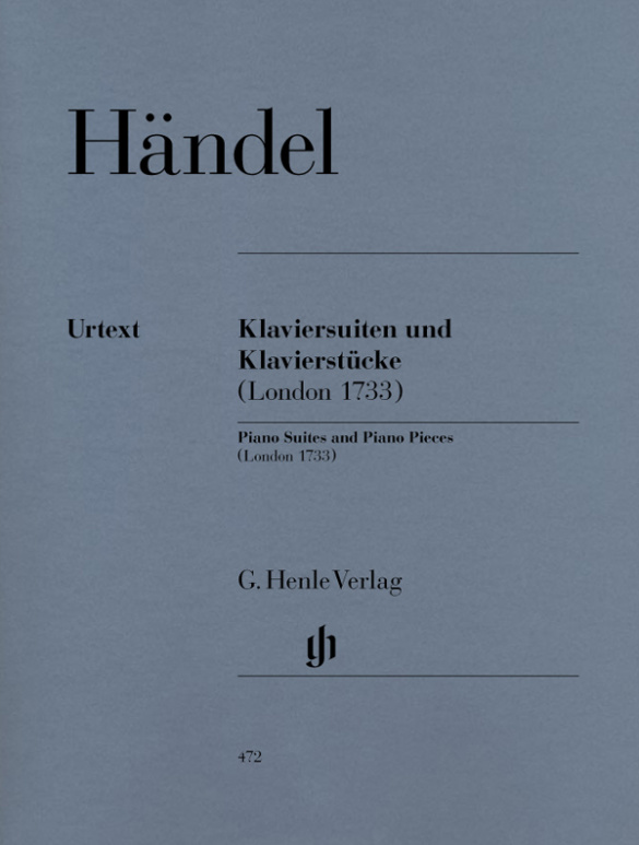 Klaviersuiten und Klavierstücke HWV434-442 (London 1733)&nbsp;&nbsp;&nbsp;&nbsp;