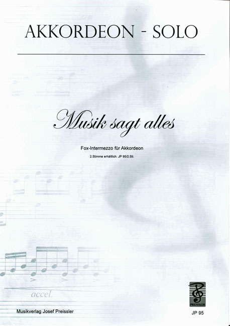 MUSIK SAGT ALLES FOX-INTERMEZZO  FUER AKKORDEON  