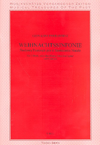 Weihnachtssinfonie  für 2 Blockflöten (Flöten), Streichorchester und Bc  Partitur (= Cembalo)