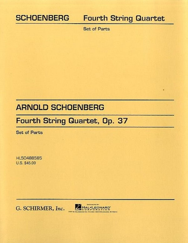 String quartet no.4 op.37  parts  