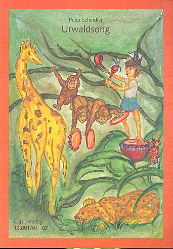 Urwaldsong &nbsp;&nbsp;für 1-3stg. Kinderchor, Klavier/Keyb. und Rhythmusgruppe&nbsp;&nbsp;Partitur