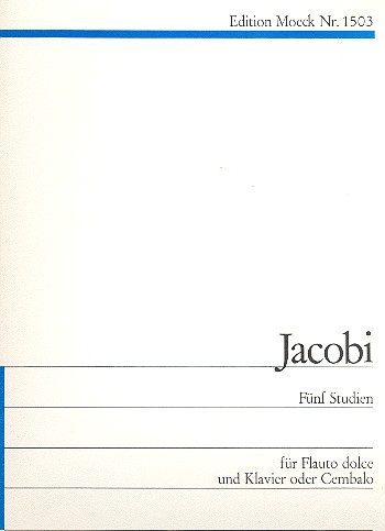 5 Studien für Altblockflöte  und Klavier (Cembalo)  