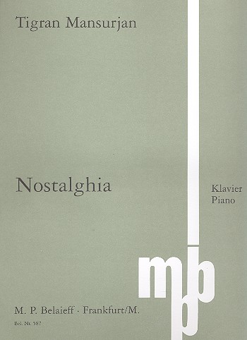 Nostalghia&nbsp;&nbsp;für Klavier&nbsp;&nbsp;