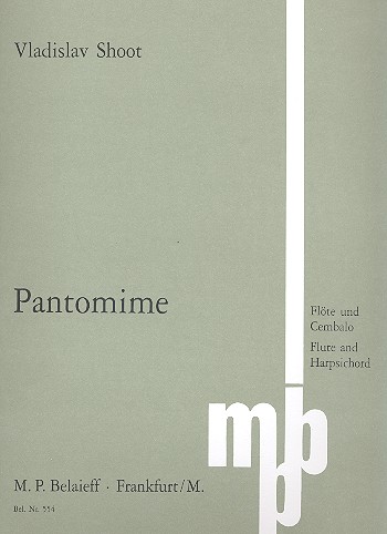 Pantomime  für Flöte und Cembalo (1995)  