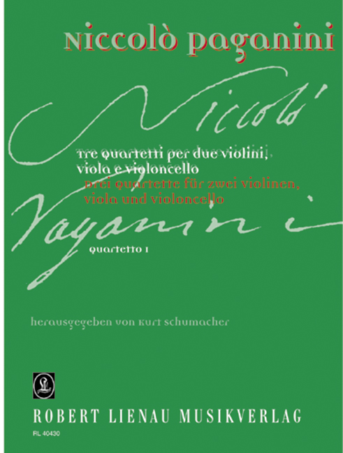 Streichquartett d-Moll Nr.1&nbsp;&nbsp;&nbsp;&nbsp;Partitur und Stimmen