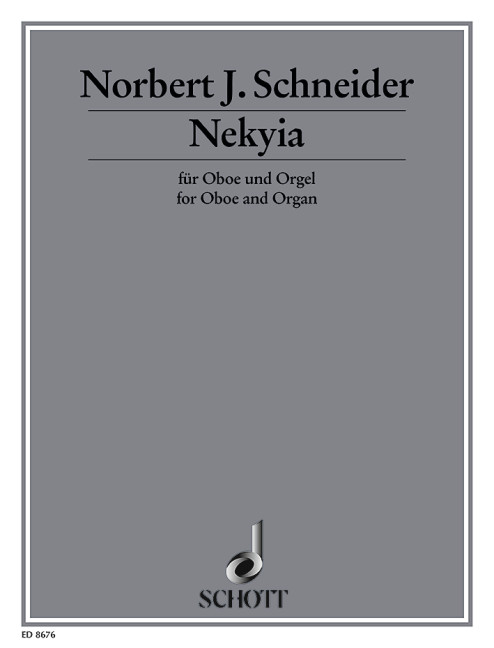 Nekyia&nbsp;&nbsp;für Oboe (Englischhorn ad libitum) und Orgel&nbsp;&nbsp;