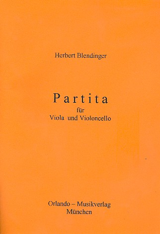 Partita  für Viola und Violoncello  Spielpartitur