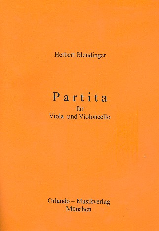 Partita&nbsp;&nbsp;für Viola und Violoncello&nbsp;&nbsp;Spielpartitur