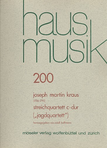 Streichquartett C-Dur&nbsp;&nbsp;Stimmen&nbsp;&nbsp;