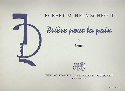 Prière pour la paix  für Orgel  