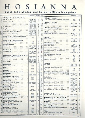 So ihr mich von ganzem Herzen (Arie )&nbsp;&nbsp;für mittlere Singstimme und Klavier&nbsp;&nbsp;