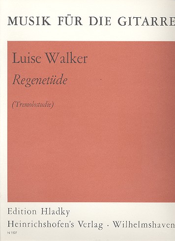 Regenetüde &nbsp;&nbsp;für Gitarrre&nbsp;&nbsp;