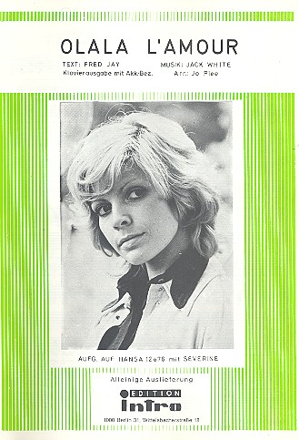 Olala l'Amour: Einzelausgabe  Gesang und Klavier  
