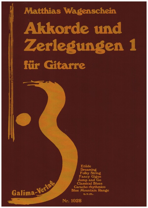 Akkorde und Zerlegungen Band 1  für Gitarre  